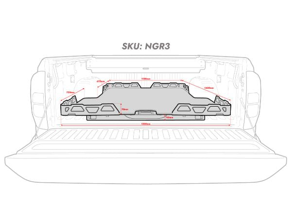 HSP LOAD SLIDE - FORD NEXT GEN RANGER/RAPTOR