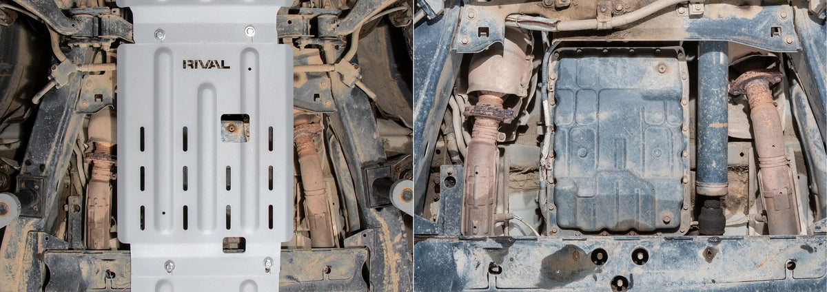 RIVAL 4X4 ALLOY GEARBOX BASH PLATE - NISSAN PATROL Y62