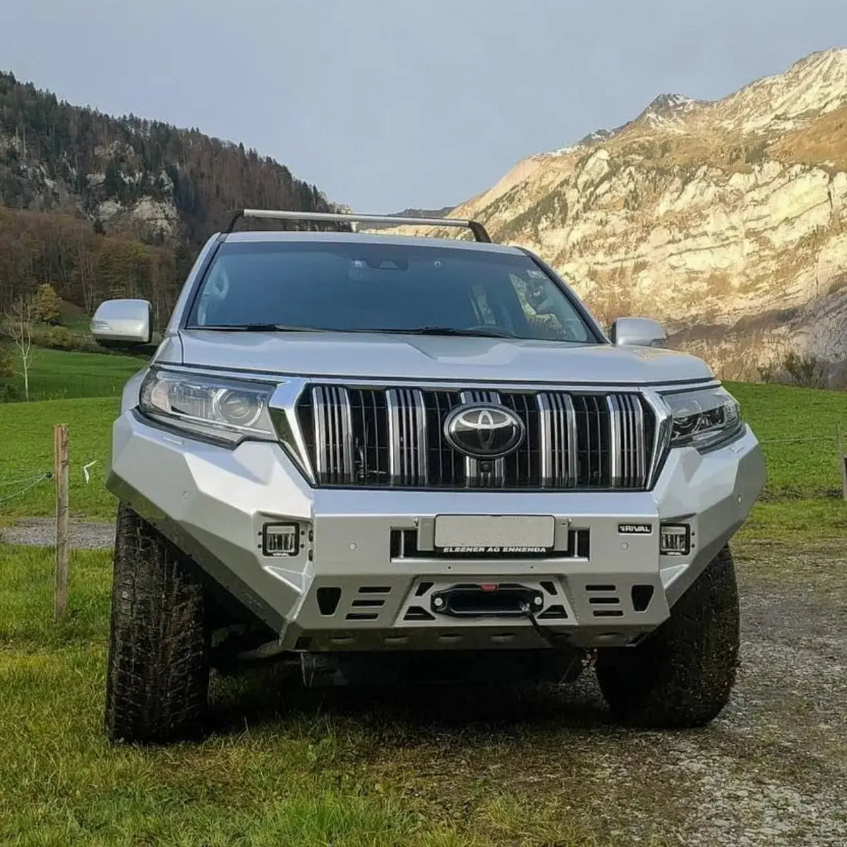 RIVAL 4X4 FRONT ALLOY BAR - TOYOTA PRADO 150 2018-2023