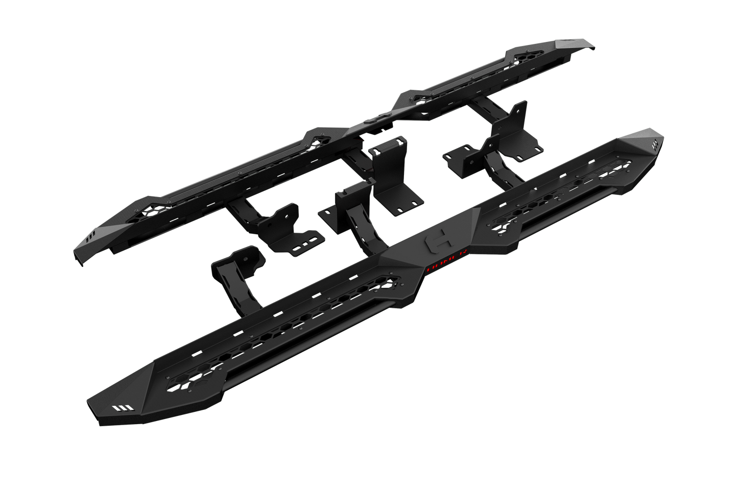 HAMER 4X4 SHADOW SIDE STEPS - TOYOTA HILUX N90 2026+