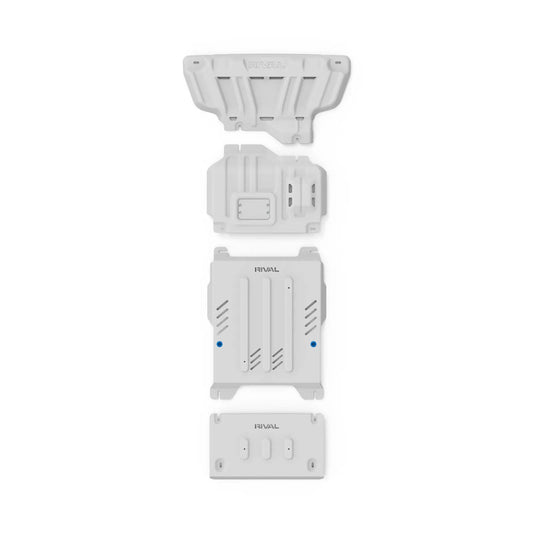 RIVAL 4X4 ALLOY SET OF 4 BASH PLATES - FORD NEXT GEN RANGER/EVEREST/VW AMAROK 2023+