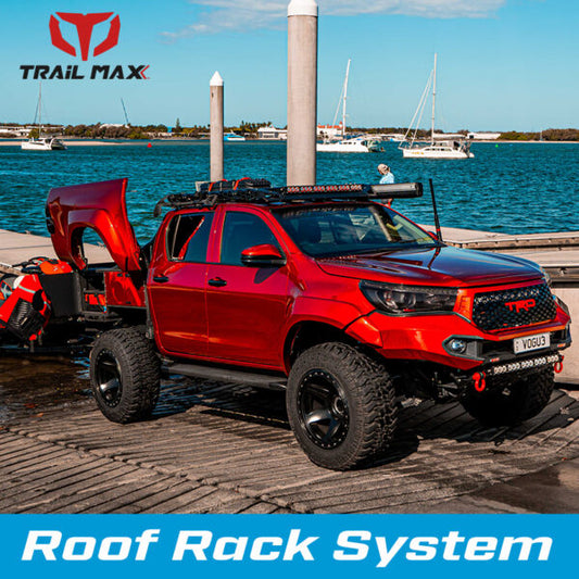 TRAILMAX ALLOY ROOF RACK SYSTEM - TOYOTA HILUX 2018 - 2020