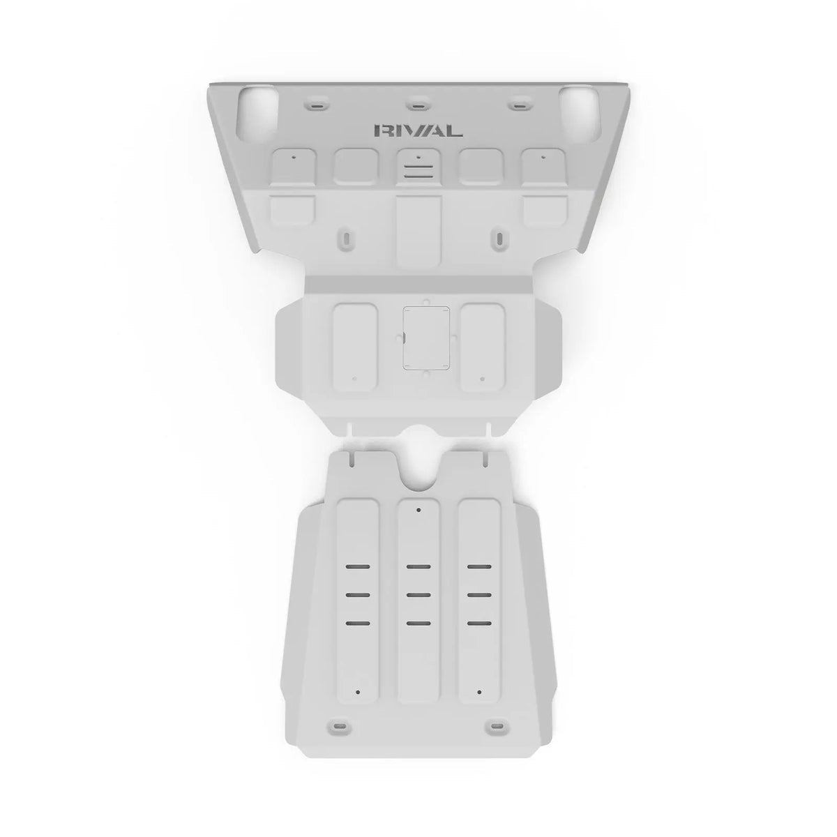 RIVAL 4X4 ALLOY SET OF 3 BASH PLATES - RADIATOR, ENGINE & TRANSMISSION - TOYOTA HILUX 2005-2014