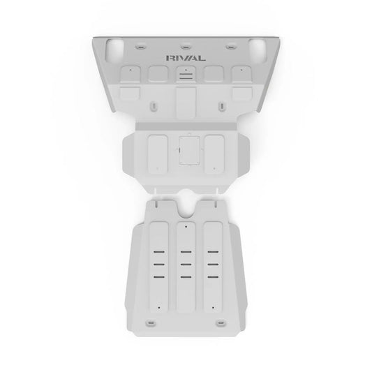 RIVAL 4X4 ALLOY SET OF 3 BASH PLATES - RADIATOR, ENGINE & TRANSMISSION - TOYOTA HILUX 2005-2014