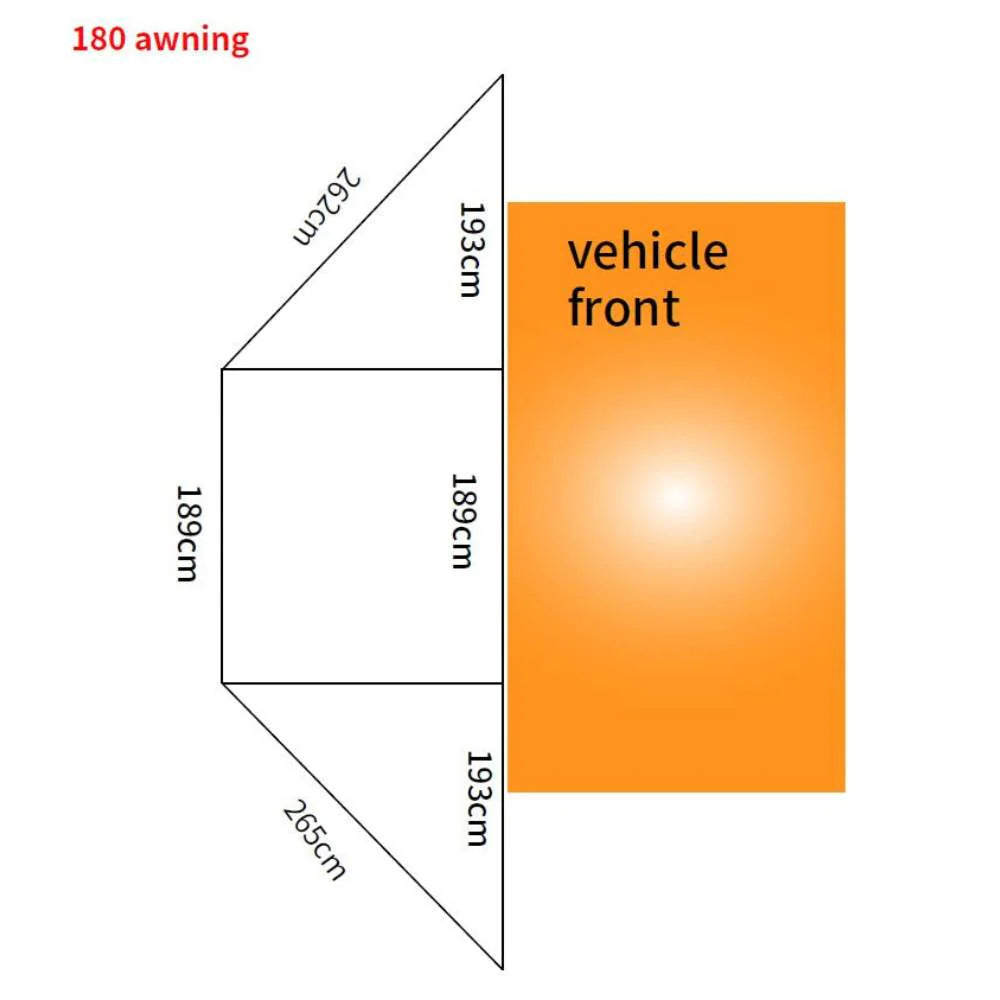 CAMPBOSS BOSS SHADOW 180 AWNING