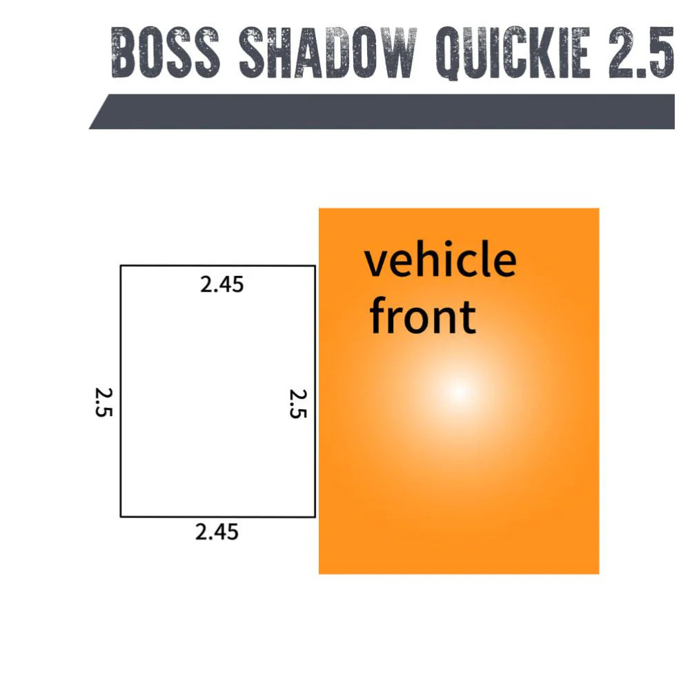 CAMPBOSS BOSS SHADOW QUICKIE 2.5 AWNING