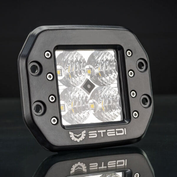 c-4 black edition flush mount led light
