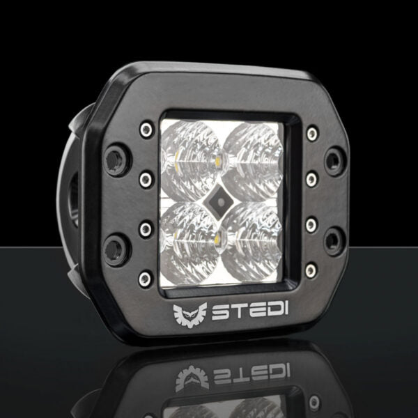 c-4 black edition flush mount led light