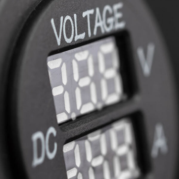 dual display 4x4 volt amp meter gauge