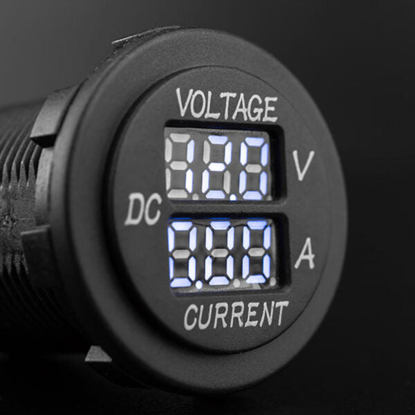 dual display 4x4 volt amp meter gauge
