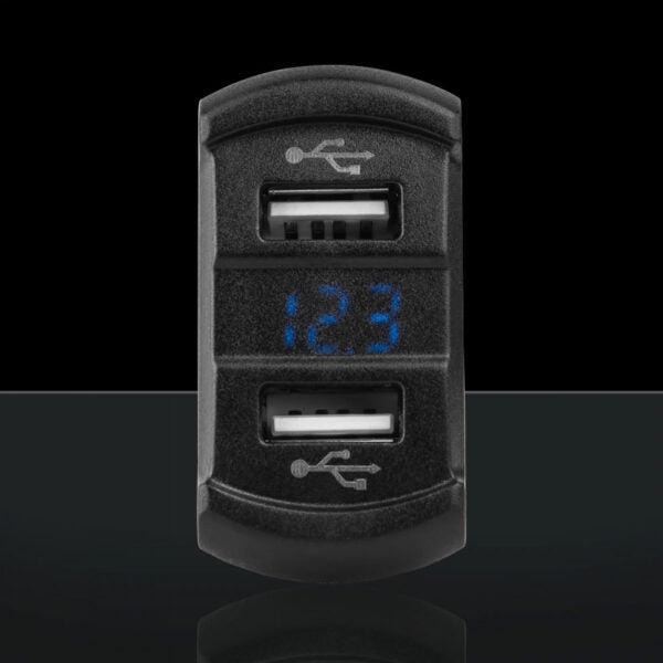 dual display 4x4 volt amp meter gauge