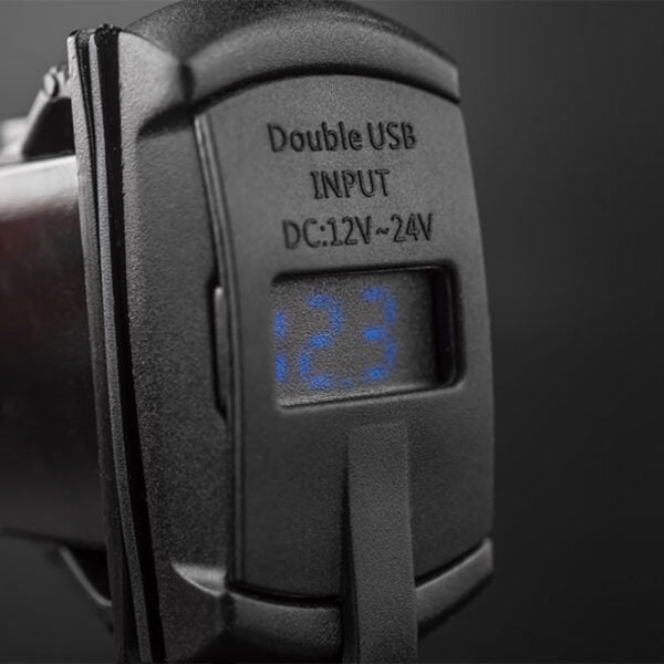 dual display 4x4 volt amp meter gauge