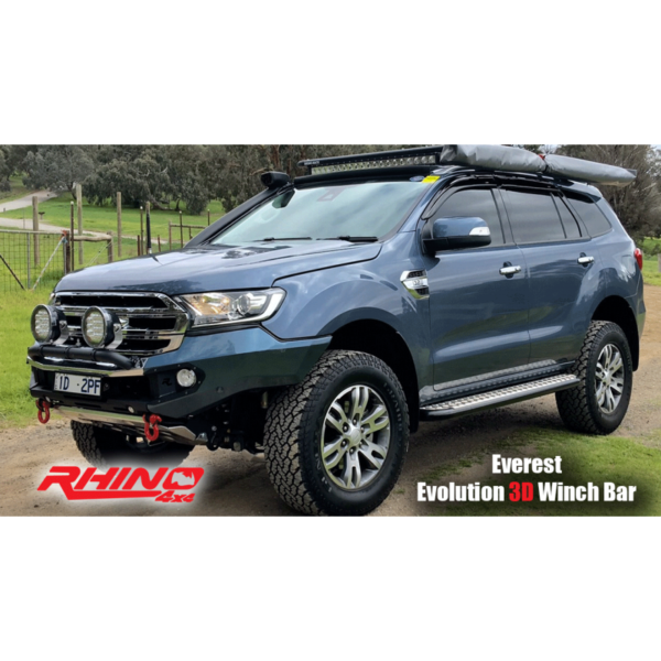 RHINO 4X4 3D EVOLUTION FRONT BAR - FORD EVEREST 2015-2018