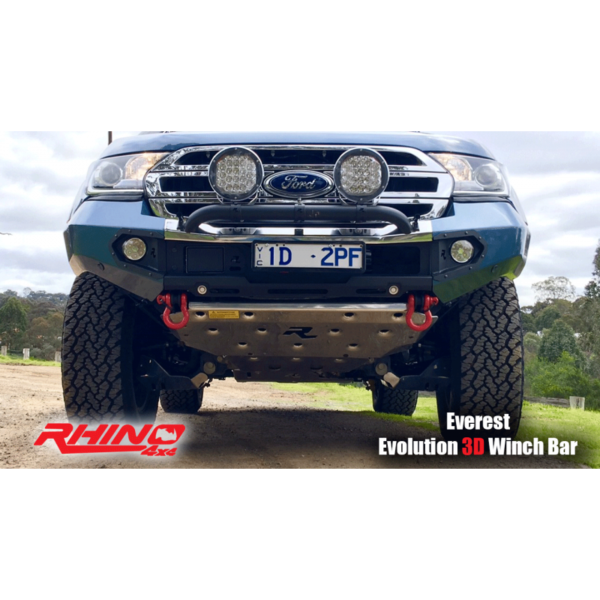 RHINO 4X4 3D EVOLUTION FRONT BAR - FORD EVEREST 2015-2018