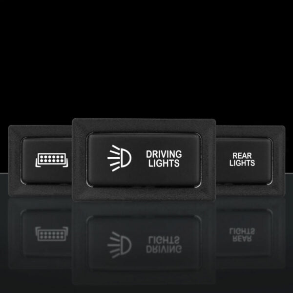 horizontal type push switches