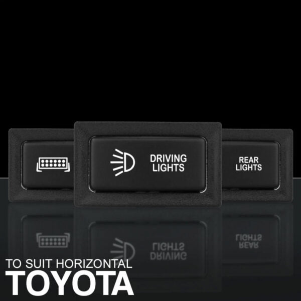 horizontal type push switches