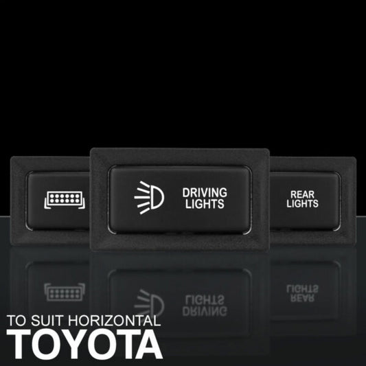 horizontal type push switches