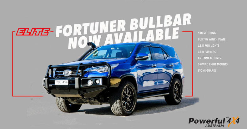ROCKARMOR ELITE BULLBAR – TOYOTA FORTUNER (2015+)