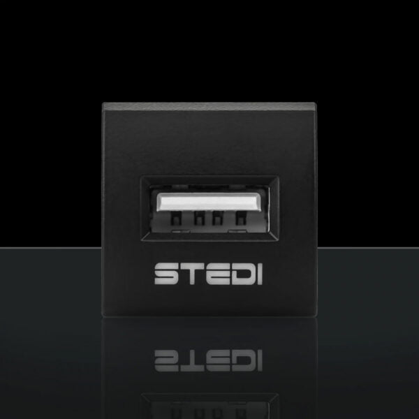 square type usb charger switch