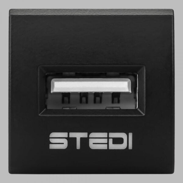 square type usb charger switch