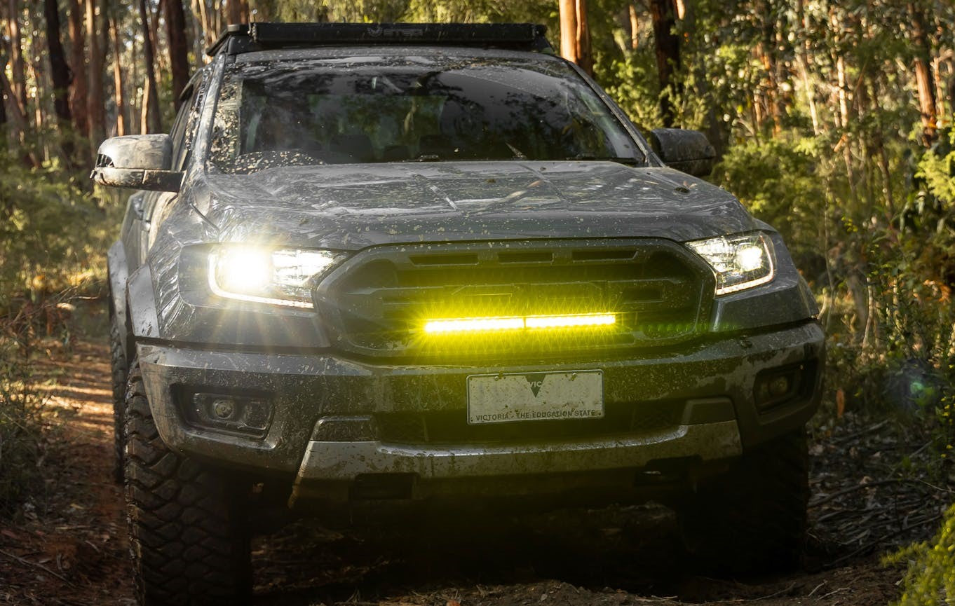 Ford Ranger Raptor Rally Lights STEDI FORD RANGER RAPTOR INNER GRILL LIGHT MOUNT