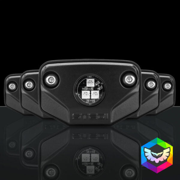 surface 6 led rgb rock lights