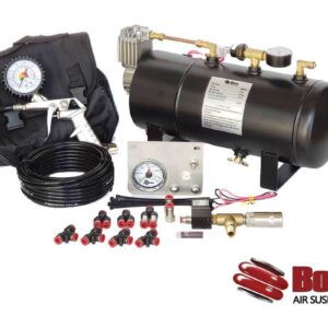 BOSS AIR 12V COMPRESSOR TANK AIRBAG INFLATION COMBO